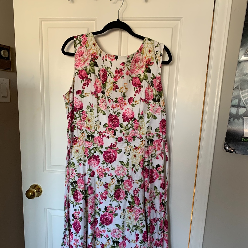 Owin Women Vintage 1950's Floral Spring Rockabilly